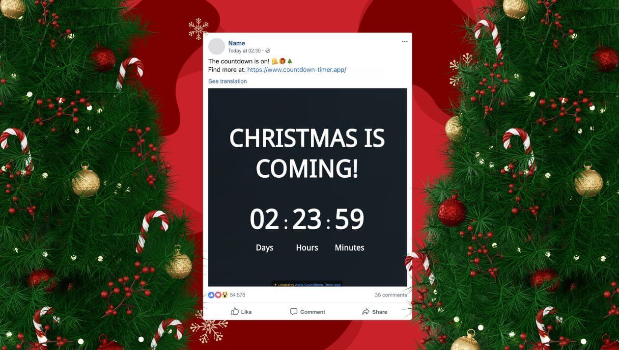 Cover Image for Facebook Countdown to Christmas | How to Publish One